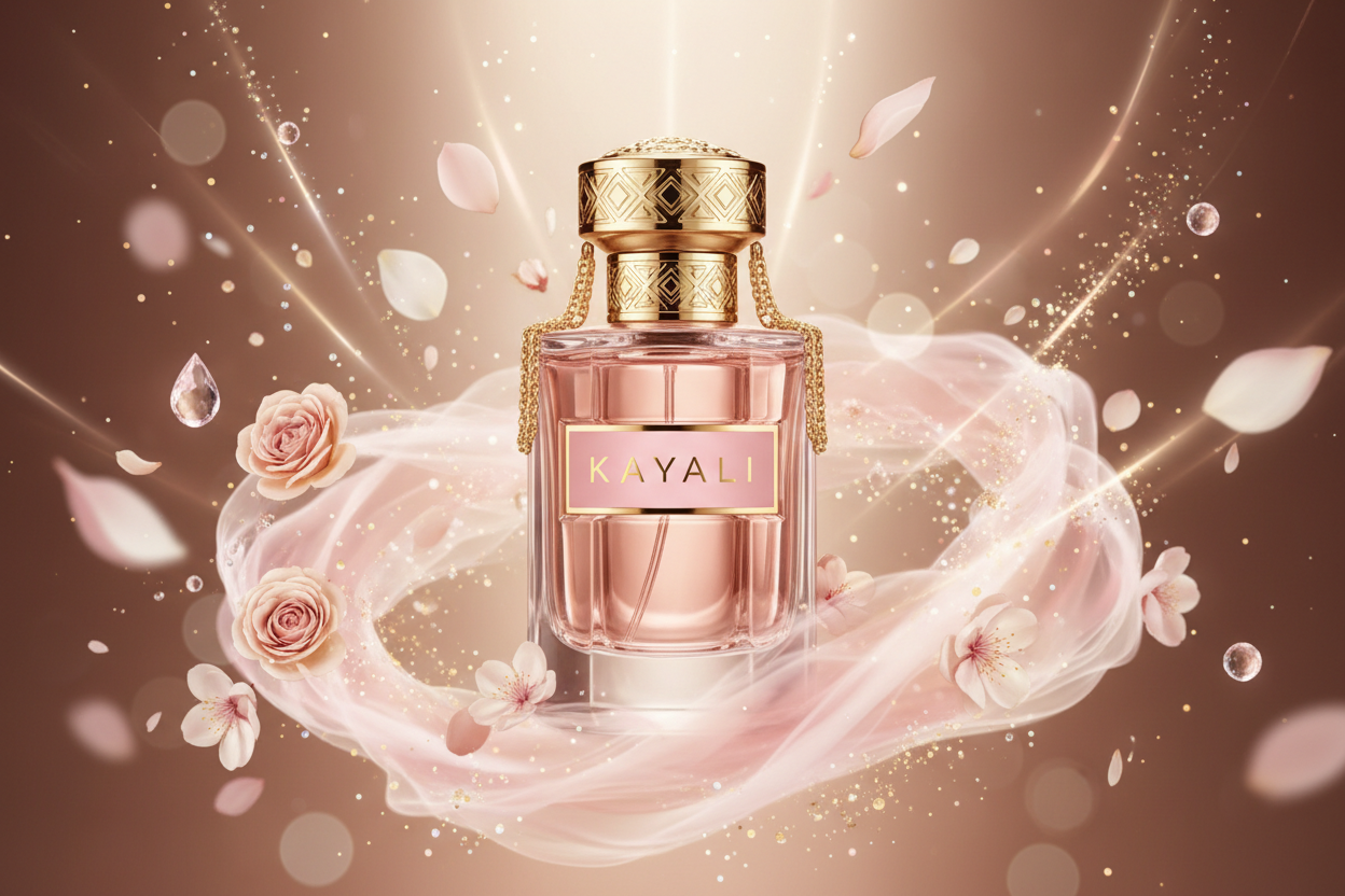 kay ali parfume image with background and animation
