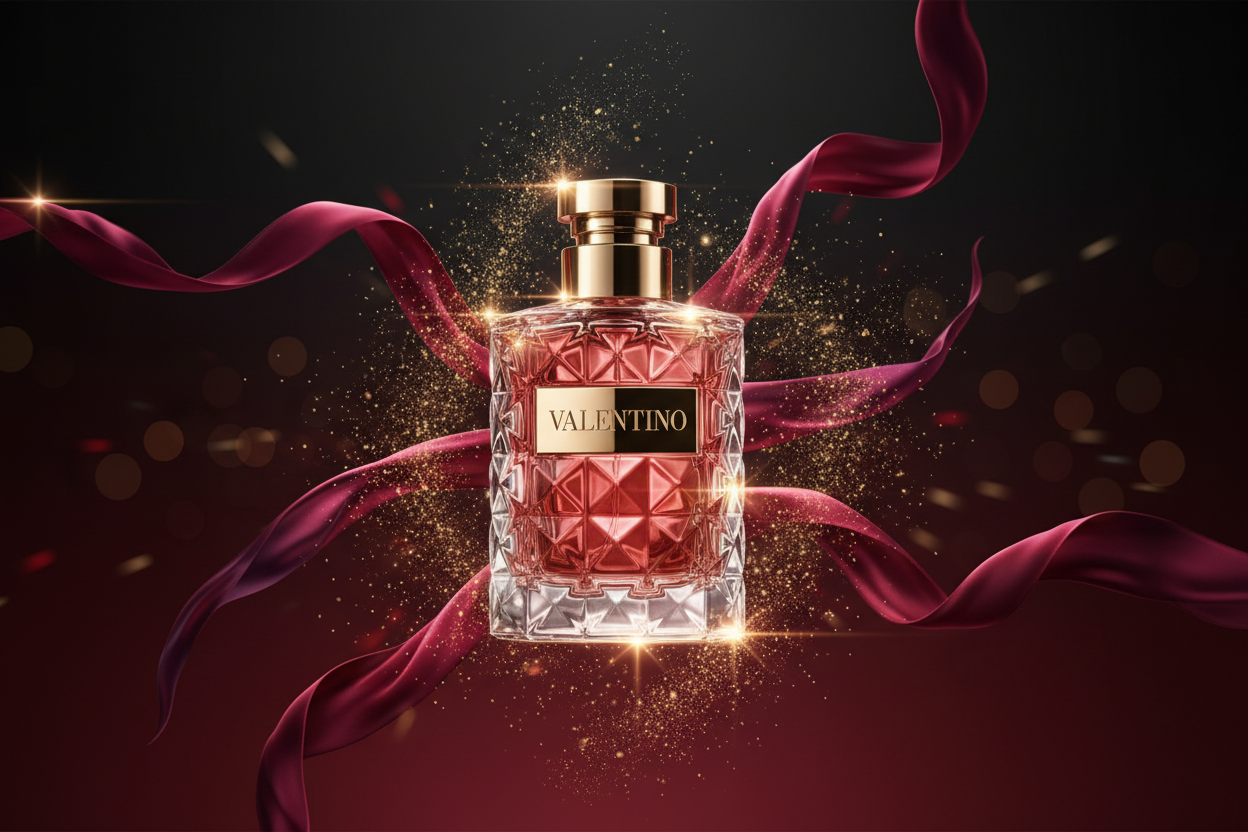 valentino intense with background and animation