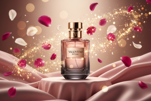 valentino intense womans 100ml image with background and animation